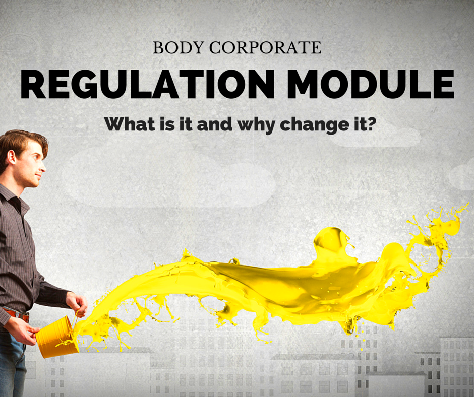 body corporate regulation module