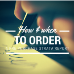 pre purchase strata report