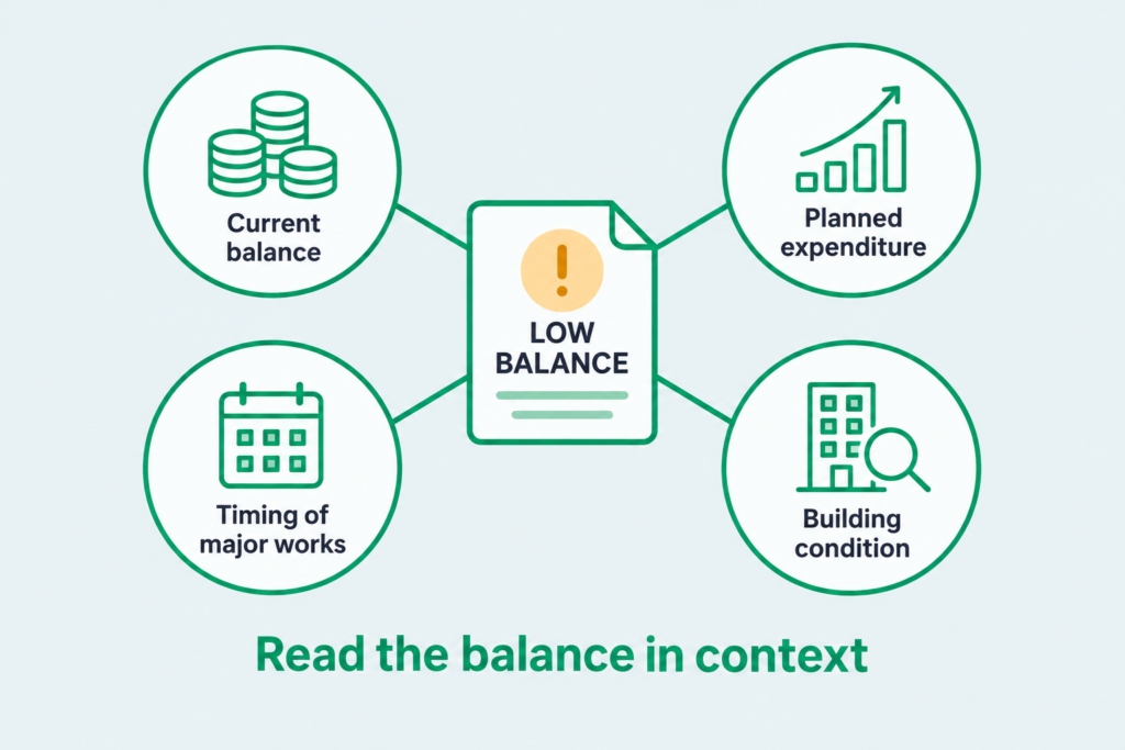 sinking fund balance context
