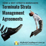 terminate strata management agreements