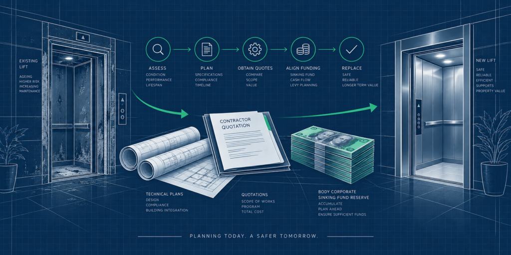 Case study: Lift works and insufficient sinking funds