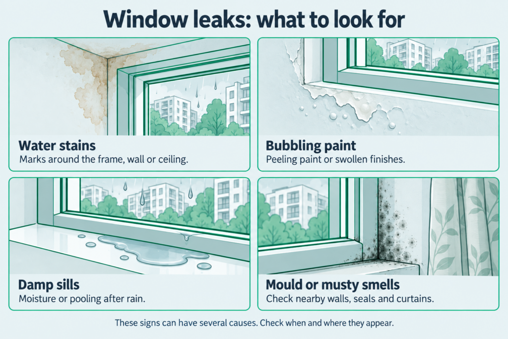 How window leaks in a body corporate look