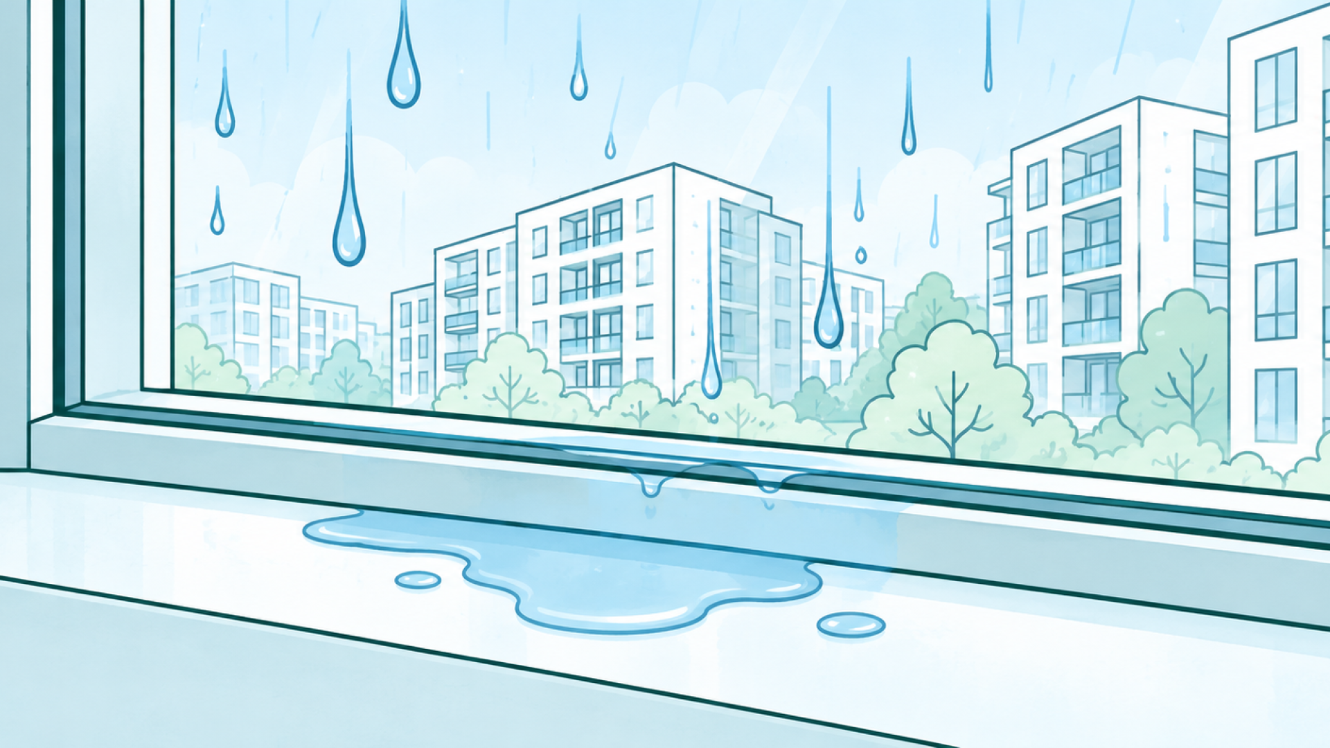 Window leaks in a body corporate